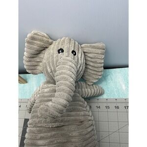 Corduroy Elephant Plush Toy Gray Stuffed Animal Playtime Pal